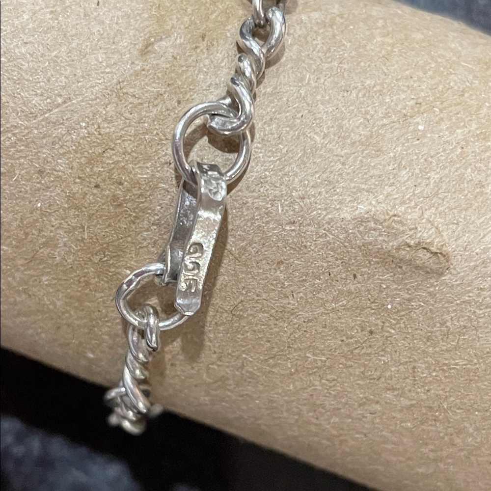 Sterling Silver Chain Bracelet - Picture 5 of 7